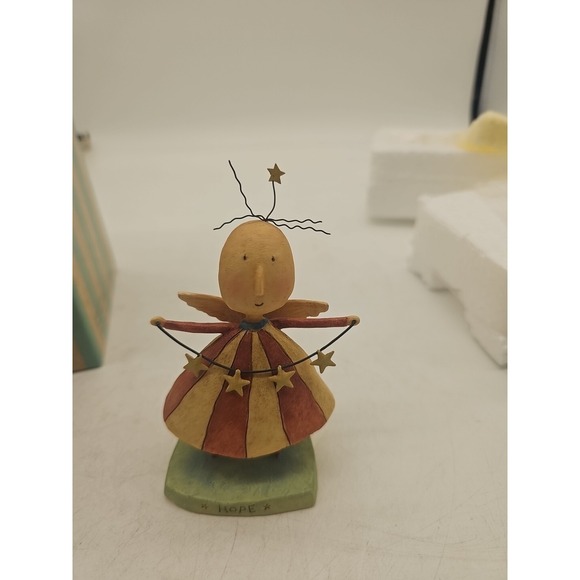 Retired Lang August Moon "Hope" Angel Figurine 2005  Dan DiPaolo New - Picture 3 of 7